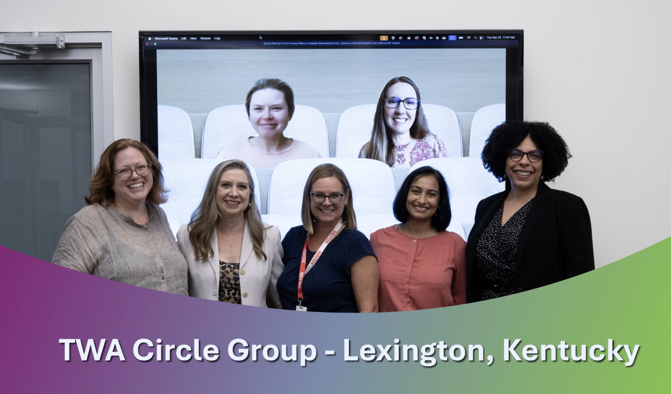 Women members of a circle group in Lexington, Kentucky